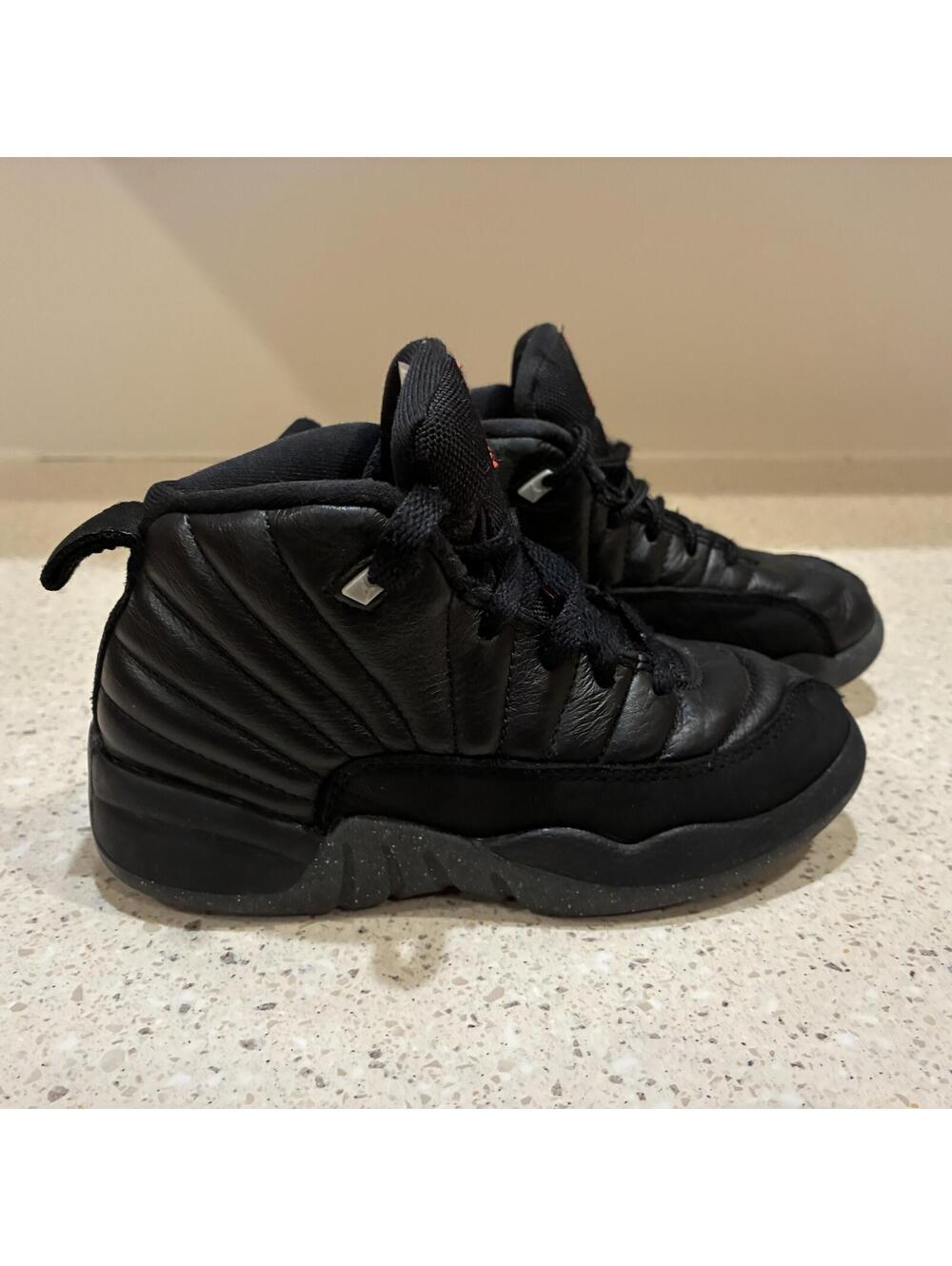 Nike Air Jordan 12 Toddler sz 12c Utility  PS 'Grind' Black DM5205-006 Sneakers